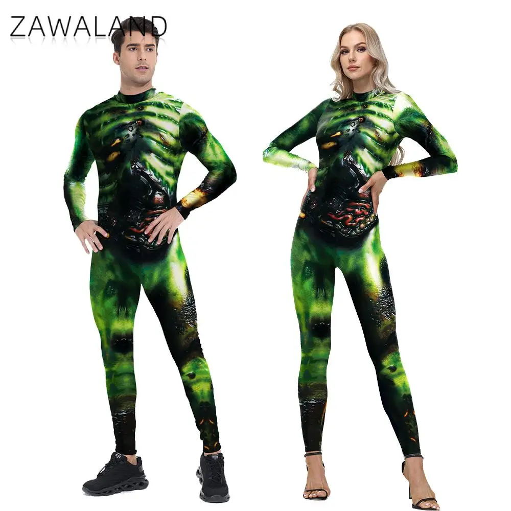 Green Zombie Monster Bodysuit Halloween Cosplay Costume for Men Women 3D Print Scary Alien Jumpsuit Carnival Party Fancy Dress
Green Zombie Monster Bodysuit Halloween Cosplay Costume for Men Women 3D Print Scary Alien Jumpsuit Carnival Party Fancy Dress