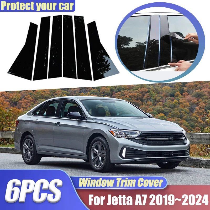 For Volkswagen VW Jetta A7 2023 GLI Vento 2019~2024 2022 6pcs Window Trim Cover B C Pillars Center Column Stickers Accessories
For Volkswagen VW Jetta A7 2023 GLI Vento 2019~2024 2022 6pcs Window Trim Cover B C Pillars Center Column Stickers Accessories