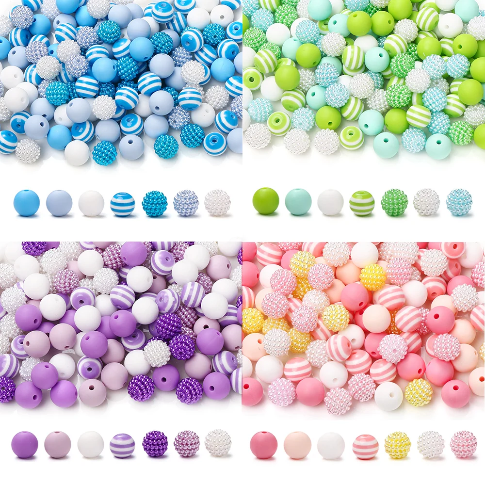 70Pcs Silicone Acrylic Beads Set 12mm Colorful Stripe Rotund Teether Beads For Baby Care Pacifier Chain DIY Bracelet Necklace
70Pcs Silicone Acrylic Beads Set 12mm Colorful Stripe Rotund Teether Beads For Baby Care Pacifier Chain DIY Bracelet Necklace