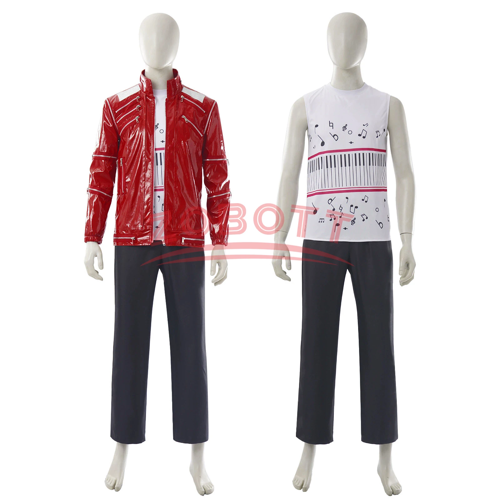 Red Zipper MMichael Jackson MJ Beat It Costumes Jacket for Impersonators Halloween Persent Christmas T-shirt+Pants+Jacket
Red Zipper MMichael Jackson MJ Beat It Costumes Jacket for Impersonators Halloween Persent Christmas T-shirt+Pants+Jacket