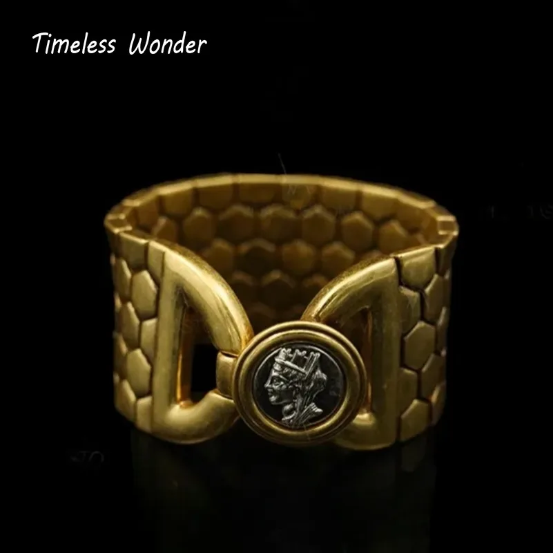 Timeless Wonder Retro Geo Coin Figure Bracelet for Women Designer Fine Jewelry Runway Luxury Rare Gift Trendy Vintage Top 5151
Timeless Wonder Retro Geo Coin Figure Bracelet for Women Designer Fine Jewelry Runway Luxury Rare Gift Trendy Vintage Top 5151