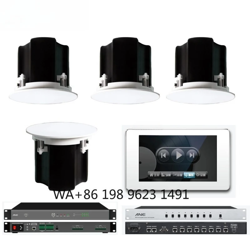 6.5Inch 60W ABS Round Ceiling Mount Speaker Embedded Audio System with Amplifier Controller for Hall Corridor
6.5Inch 60W ABS Round Ceiling Mount Speaker Embedded Audio System with Amplifier Controller for Hall Corridor