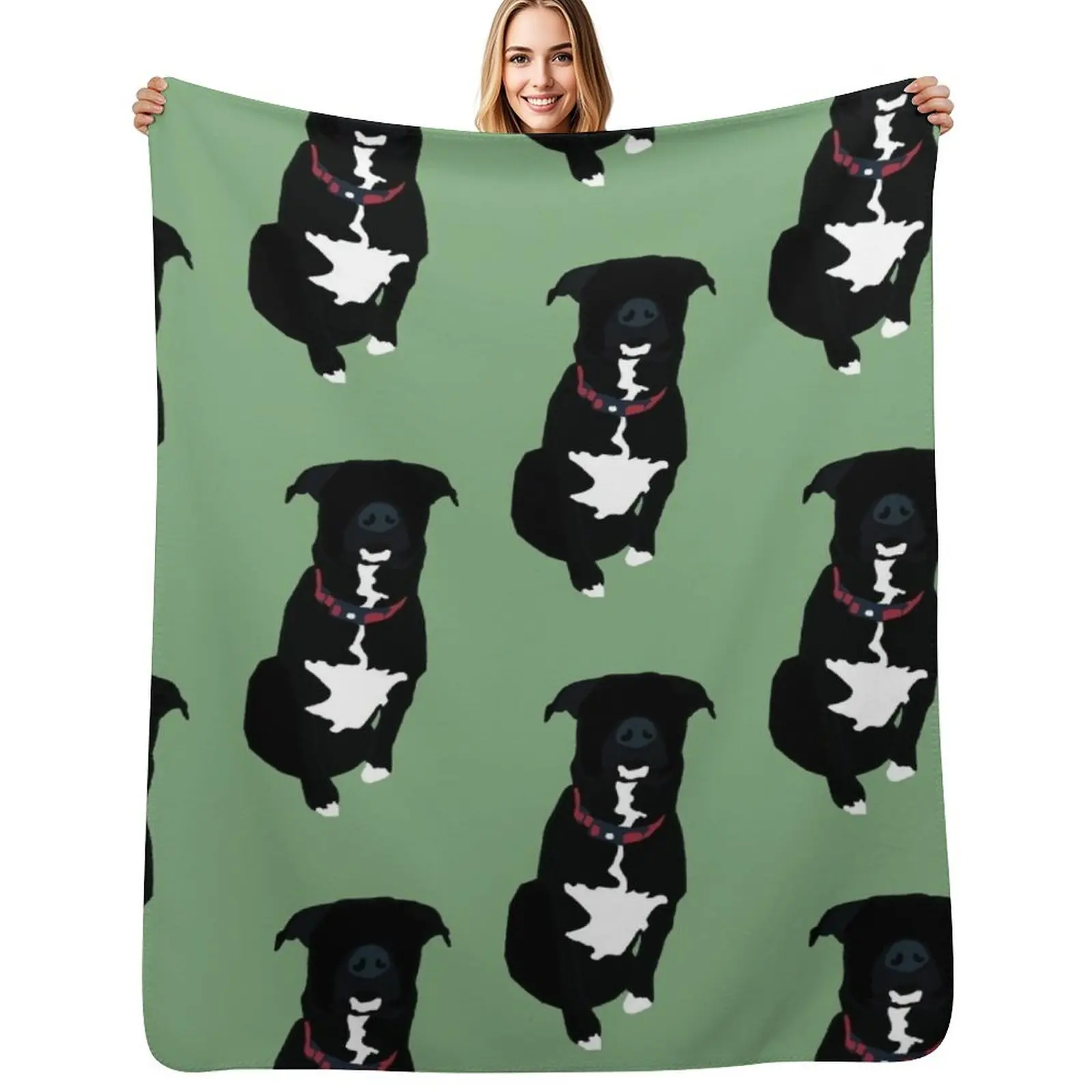 Black Dog Throw Blanket Foldable Soft Warm Blanket for Outdoor Use
Black Dog Throw Blanket Foldable Soft Warm Blanket for Outdoor Use