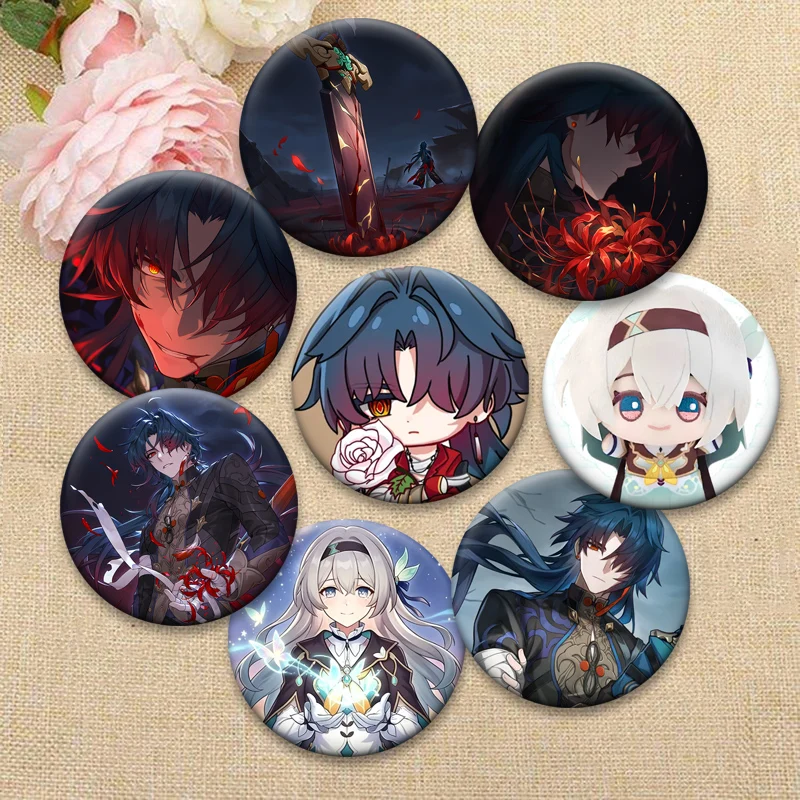 32/58mm Exquisite Round Button Pins Firefly,Blade Anime Brooches Cartoon Cosplay Badge for Backpack Jewelry Accessories Gifts
32/58mm Exquisite Round Button Pins Firefly,Blade Anime Brooches Cartoon Cosplay Badge for Backpack Jewelry Accessories Gifts