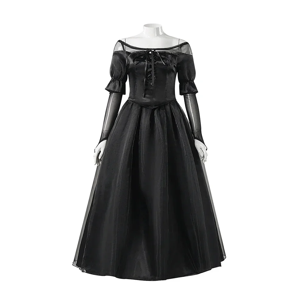 New 2025 Movie Lydia Deetz Cosplay Costume Adult Women Black Wedding Dress Uniform Halloween Clothes Outfit
New 2025 Movie Lydia Deetz Cosplay Costume Adult Women Black Wedding Dress Uniform Halloween Clothes Outfit