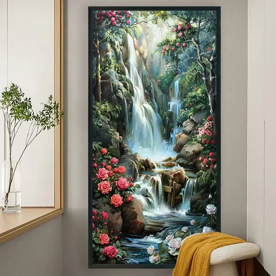 Алмазная 5D картина «сделай сам» с изображением гор и текущей воды, большие размеры, полноразмерная вышивка, мозаика, картины, Ремесла, Декор для дома
Алмазная 5D картина «сделай сам» с изображением гор и текущей воды, большие размеры, полноразмерная вышивка, мозаика, картины, Ремесла, Декор для дома