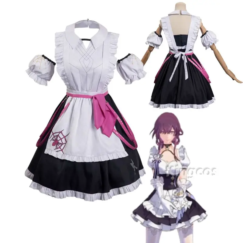 Anime Honkai Star Rail Kafka Maid Cosplay Costume Lolita Dress for Girls Adult Women Fantasia Outfit Halloween Carnival Suit
Anime Honkai Star Rail Kafka Maid Cosplay Costume Lolita Dress for Girls Adult Women Fantasia Outfit Halloween Carnival Suit