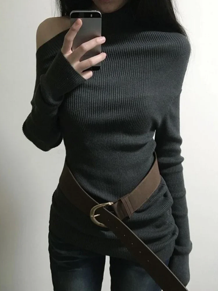 Harajuku сексуальные однотонные свитера с вырезом в стиле гранж винтажные женские нерегулярные облегающие пуловеры осень Y2k эстетический вязаный джемпер
Harajuku сексуальные однотонные свитера с вырезом в стиле гранж винтажные женские нерегулярные облегающие пуловеры осень Y2k эстетический вязаный джемпер
