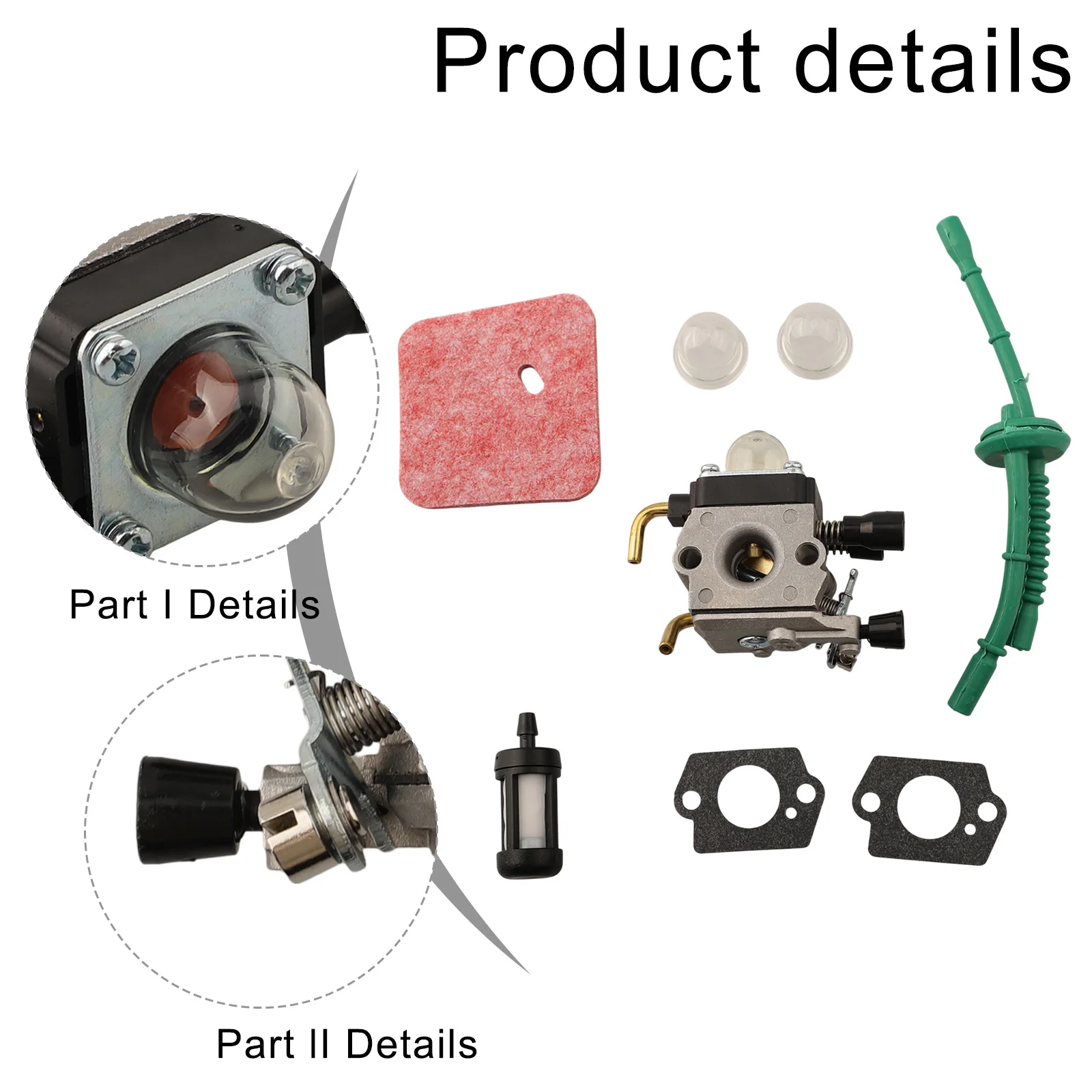 Carburetor Kit Replacement for FS55 FS55R FS55RC FS38 KM55 HL45 Optimized Fuel Mixing for Smooth Engine Performance
Carburetor Kit Replacement for FS55 FS55R FS55RC FS38 KM55 HL45 Optimized Fuel Mixing for Smooth Engine Performance
