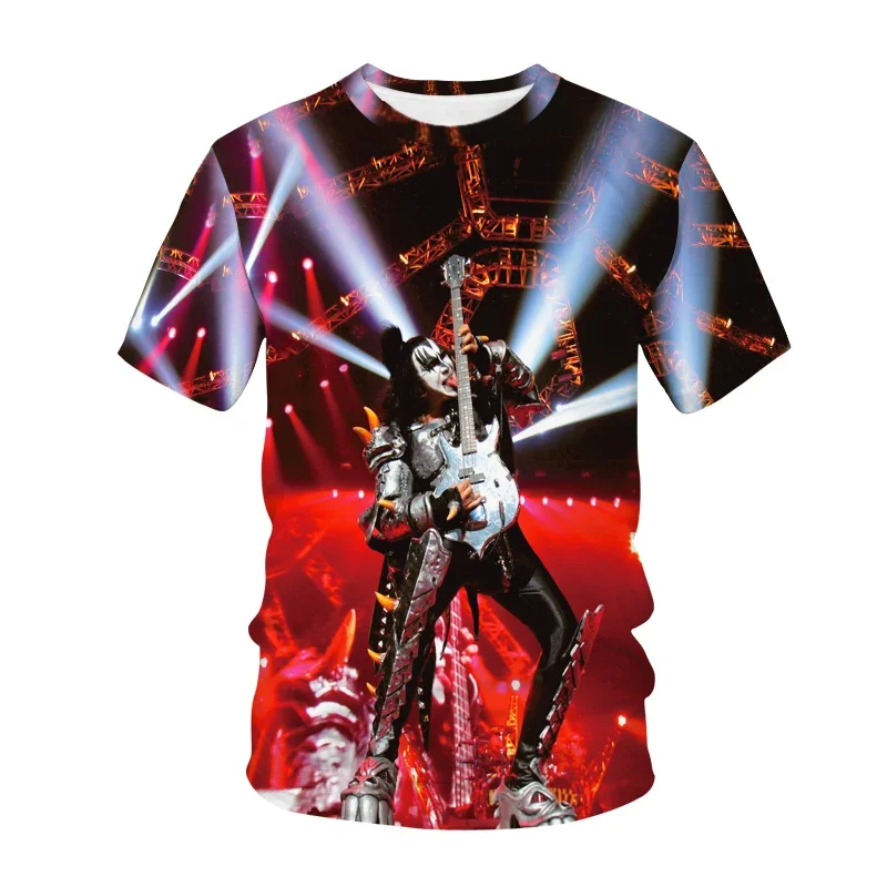 Hot Rock Band Kiss T-shirts 3D Print Summer Tees Streetwear Round Neck Short Sleeve Kids TShirt Oversized Men Women Unisex Tops
Hot Rock Band Kiss T-shirts 3D Print Summer Tees Streetwear Round Neck Short Sleeve Kids TShirt Oversized Men Women Unisex Tops