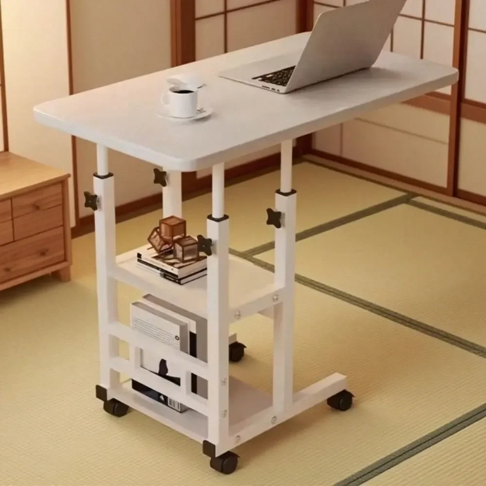 Mobile Laptop Table Office Tables Computer Workstations 4Wheel Rolling Study Workstation Desk With Dual Shelves For Bedside Dor
Mobile Laptop Table Office Tables Computer Workstations 4Wheel Rolling Study Workstation Desk With Dual Shelves For Bedside Dor