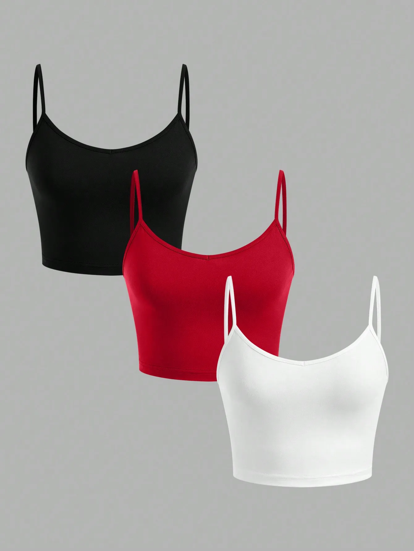 A new solid color, fashionable and slimming halter top set for women
A new solid color, fashionable and slimming halter top set for women