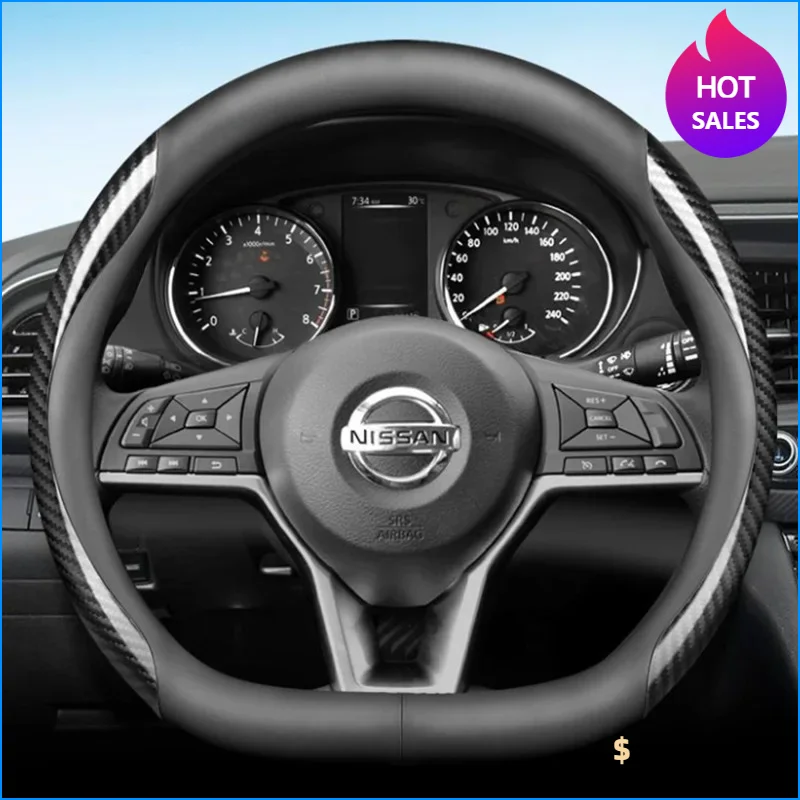 Leather Car Steering Wheel Cover For Nissan Pathfinder Leaf Maxima 400Z Platinum Patrol Sentra 2015 - 2022 2023 2024 Accessories
Leather Car Steering Wheel Cover For Nissan Pathfinder Leaf Maxima 400Z Platinum Patrol Sentra 2015 - 2022 2023 2024 Accessories