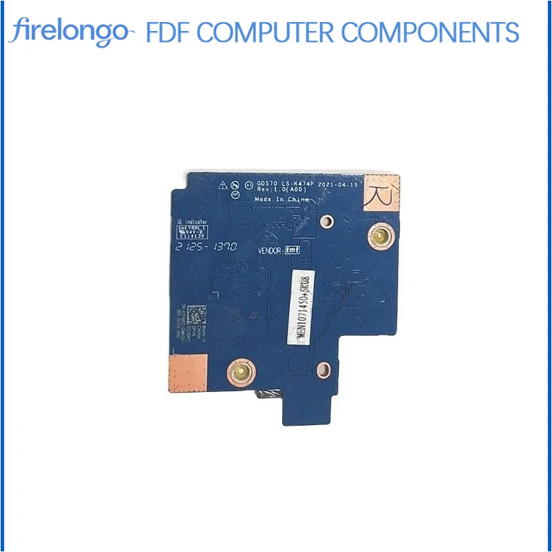 New Original for Dell X17 R1 Backlit Keyboard Daughterboard Flex Cable LS-K474P Replacement
New Original for Dell X17 R1 Backlit Keyboard Daughterboard Flex Cable LS-K474P Replacement