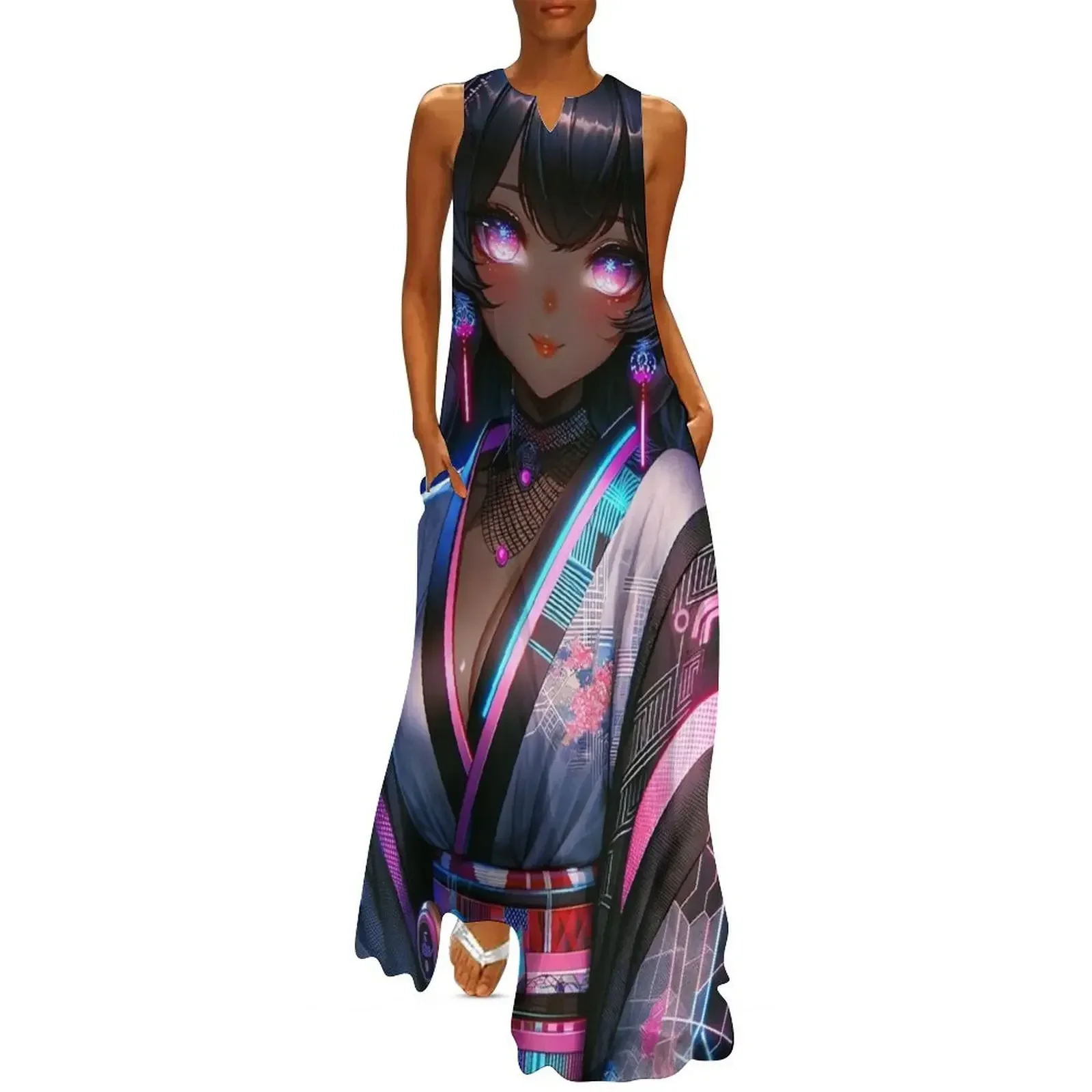 Mysterious Kimono Beauty Long Dress women's elegant loose dresses clothes for woman dresses for woman Dress
Mysterious Kimono Beauty Long Dress women's elegant loose dresses clothes for woman dresses for woman Dress