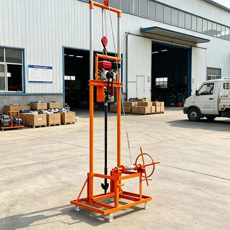 Customized Mini Portable Diesel Water Well Drilling Rig 80m Light Manual Drilling Machine For Home Farm Borehole Drilling
Customized Mini Portable Diesel Water Well Drilling Rig 80m Light Manual Drilling Machine For Home Farm Borehole Drilling