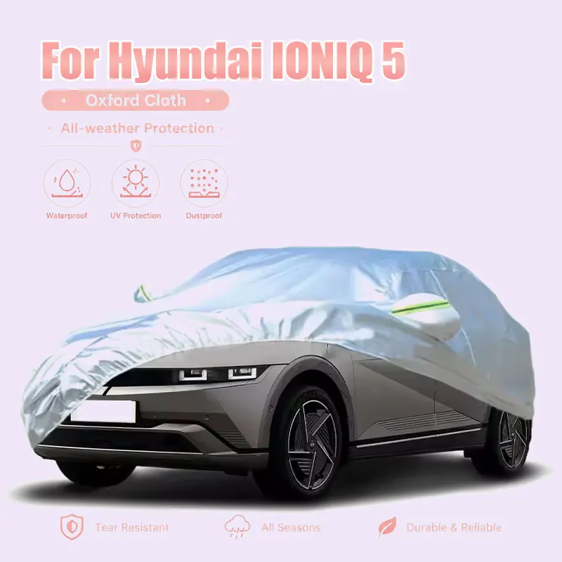 For Hyundai IONIQ 5 Full Car Cover Reflective Strips Waterproof Snowproof Dustproof UV Protection Exterior Accessories
For Hyundai IONIQ 5 Full Car Cover Reflective Strips Waterproof Snowproof Dustproof UV Protection Exterior Accessories