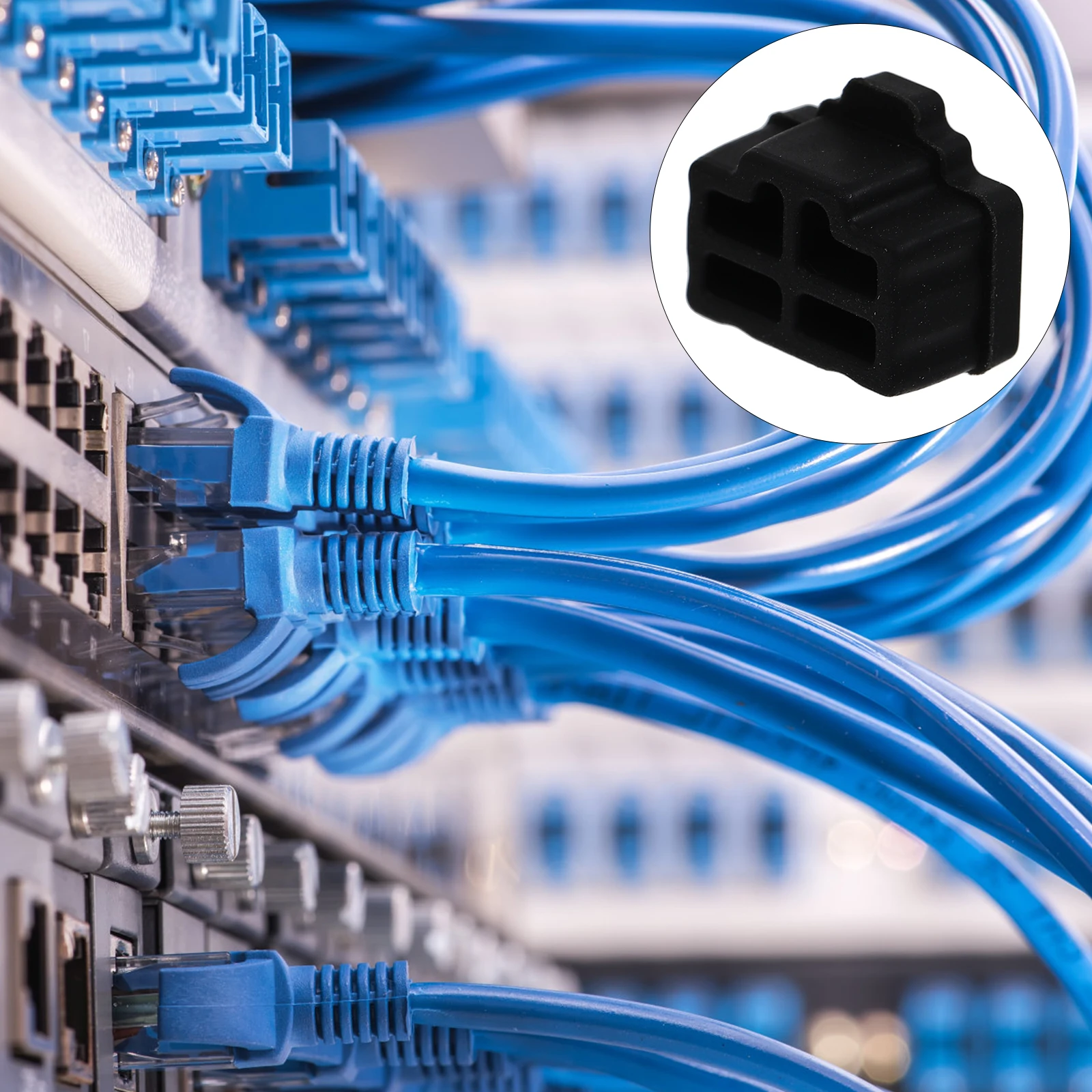 50pcs Interface Dust Plugs Black Silicone Covers Hub Port Stoppers Office Protection Anti Static 
50pcs Interface Dust Plugs Black Silicone Covers Hub Port Stoppers Office Protection Anti Static