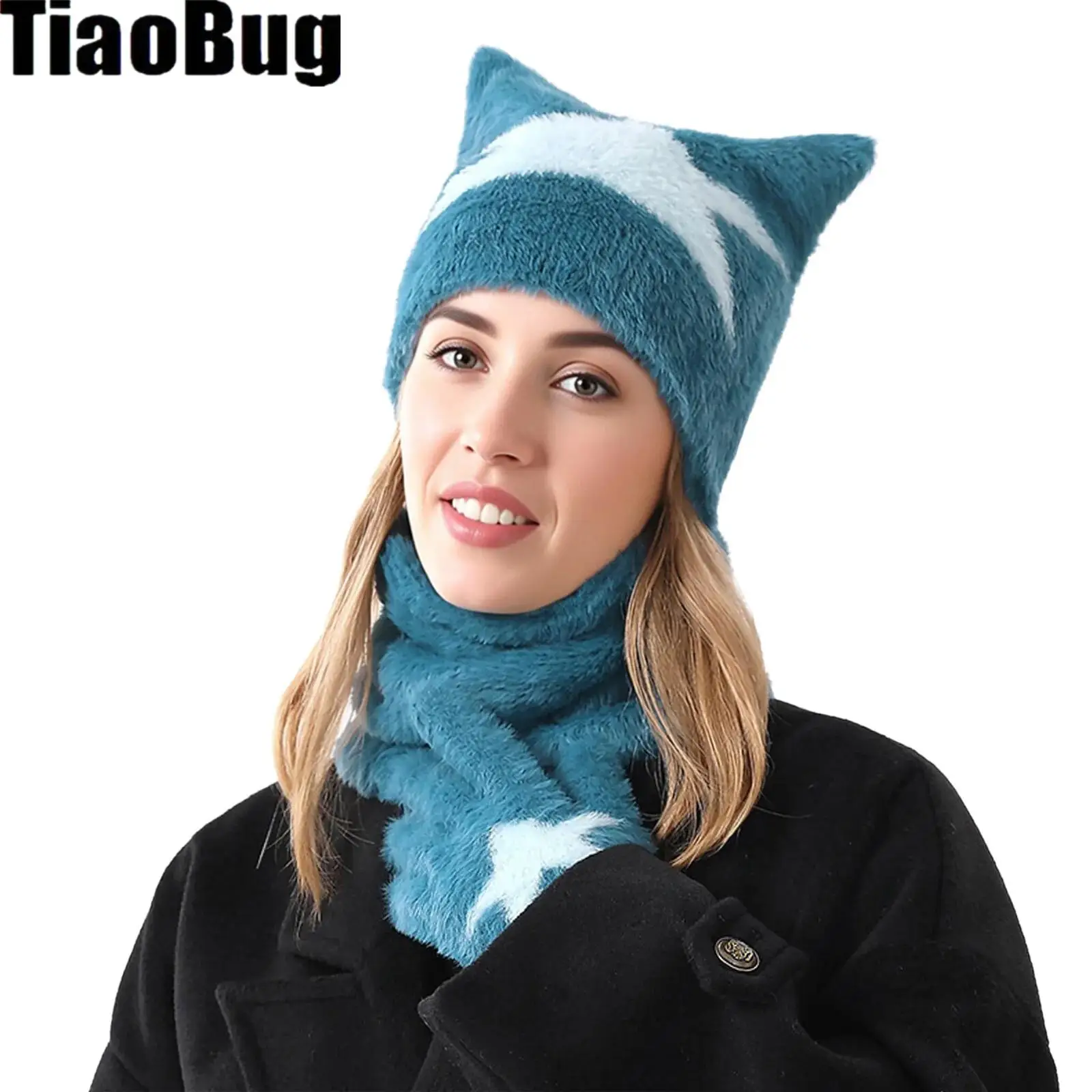 Cat Ear Knit Beanie Cap with Gloves And Scarf Soft Warm Clothing Accessories for Cold Weather Outdoor Activities
Cat Ear Knit Beanie Cap with Gloves And Scarf Soft Warm Clothing Accessories for Cold Weather Outdoor Activities