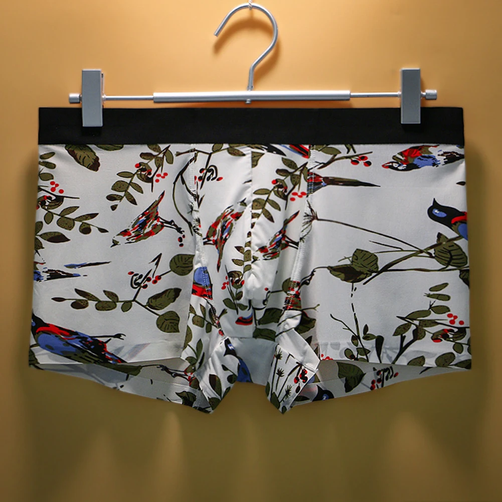 Men Ice Silk Panties Underwear Ultra Thin Seamless Men's Swimming Trunks Underpants Print Briefs Шорты Мужские
Men Ice Silk Panties Underwear Ultra Thin Seamless Men's Swimming Trunks Underpants Print Briefs Шорты Мужские