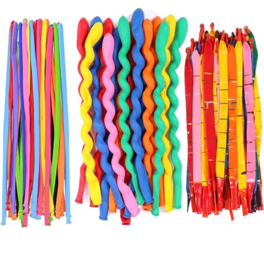 260 Long Magic Balloons - Latex Twisting Balloons, Rocket, Spiral, 's Birthday Party Pack of 150, Large Assortment
260 Long Magic Balloons - Latex Twisting Balloons, Rocket, Spiral, 's Birthday Party Pack of 150, Large Assortment