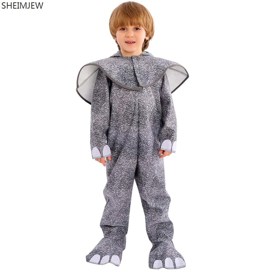New Kids Animal Jumpsuit Halloween Masquerade Rhino Cosplay Costume Carnival Party Stage Performance Dress Up Campus Party Set
New Kids Animal Jumpsuit Halloween Masquerade Rhino Cosplay Costume Carnival Party Stage Performance Dress Up Campus Party Set