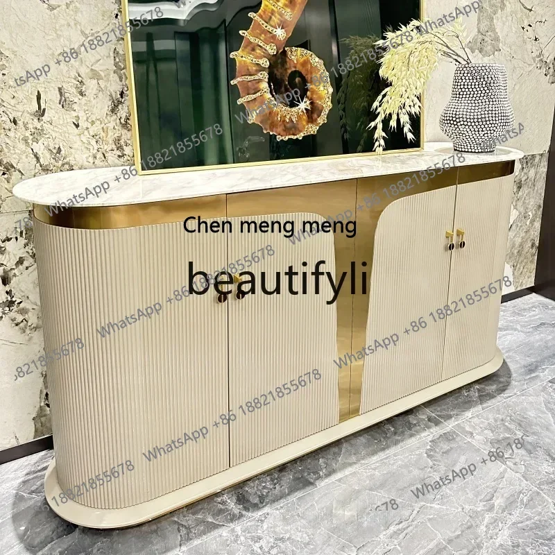 zqИтальянский боковой шкаф, современный свет, роскошный простой дверной вход, гостиная, входной стол, многофункциональный боковой шкаф
zqИтальянский боковой шкаф, современный свет, роскошный простой дверной вход, гостиная, входной стол, многофункциональный боковой шкаф