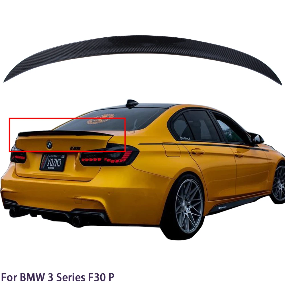 For BMW 3 Series F30/M3 F80 Sedan P Style Carbon fiber Rear Spoiler Trunk wing 2011-2019
For BMW 3 Series F30/M3 F80 Sedan P Style Carbon fiber Rear Spoiler Trunk wing 2011-2019