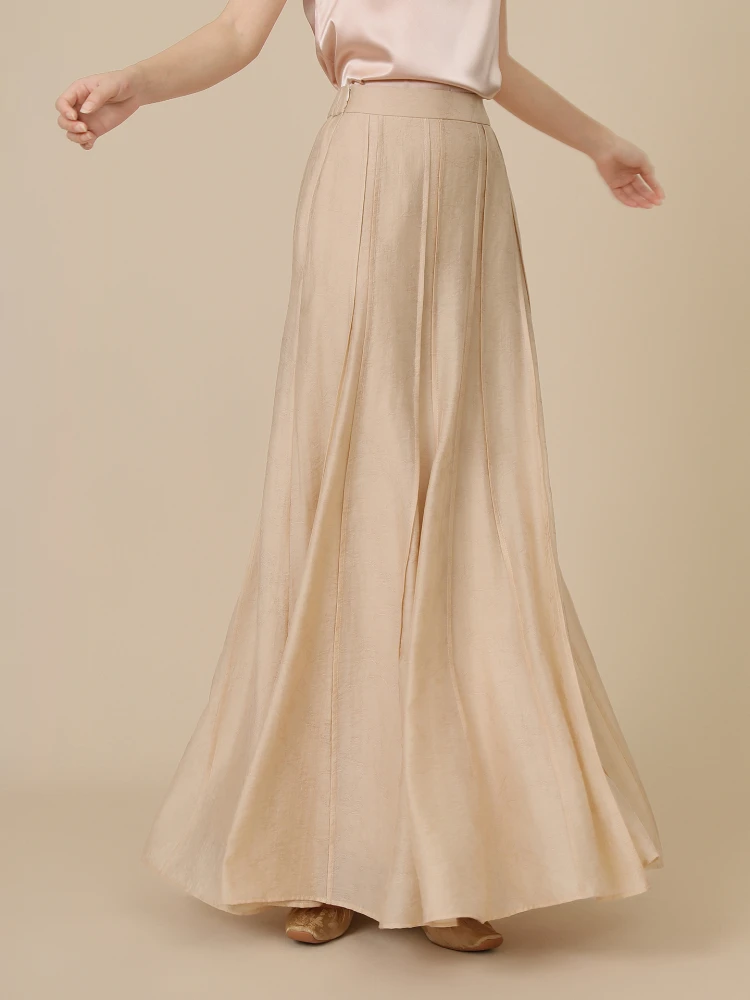 Shibai New Chinese Style Comfortable Slimming Half Skirt Silk Blend Material Elegant Draped Design Ideal for Summer Season
Shibai New Chinese Style Comfortable Slimming Half Skirt Silk Blend Material Elegant Draped Design Ideal for Summer Season