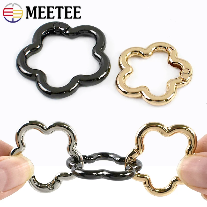 5/10Pcs 3.5/4mm Metal Buckles Flower Spring Coil Ring for Keychain Openable Snap Hook Decor Loop Clasp DIY Hardware Accessories
5/10Pcs 3.5/4mm Metal Buckles Flower Spring Coil Ring for Keychain Openable Snap Hook Decor Loop Clasp DIY Hardware Accessories