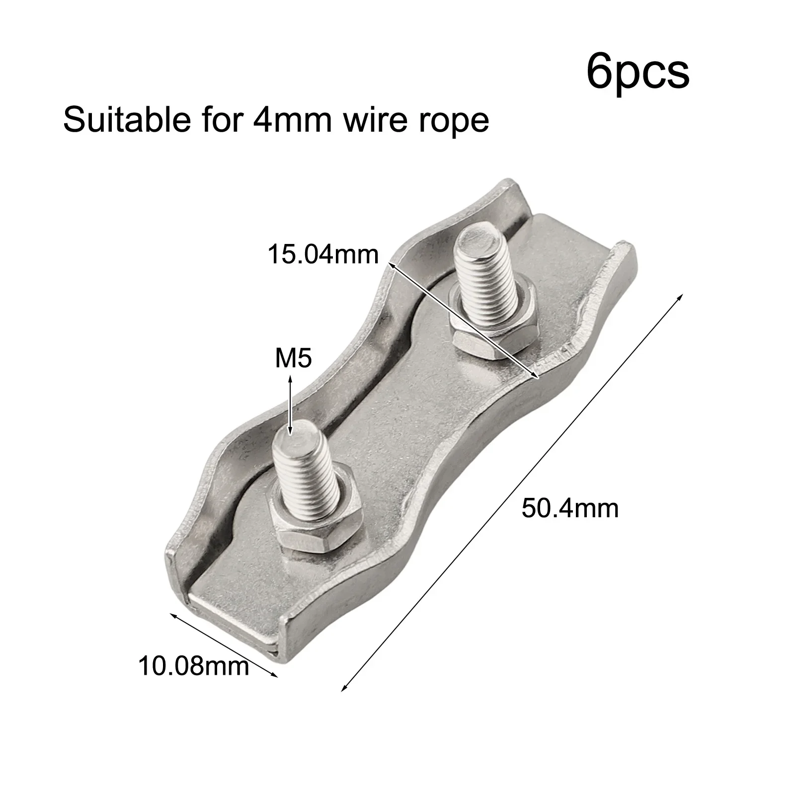 304 Stainless Steel Double Clamp Head Connecting Cables As Shown In The Picture Brake Line Awing And Banner Connection
304 Stainless Steel Double Clamp Head Connecting Cables As Shown In The Picture Brake Line Awing And Banner Connection