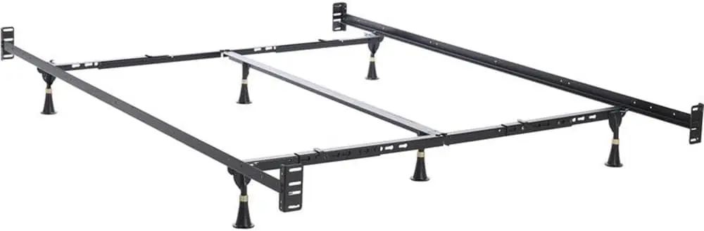 Bed Frame With Headboard/Footboard Attachment/6 Legs And Adjustable Glides, California King
Bed Frame With Headboard/Footboard Attachment/6 Legs And Adjustable Glides, California King