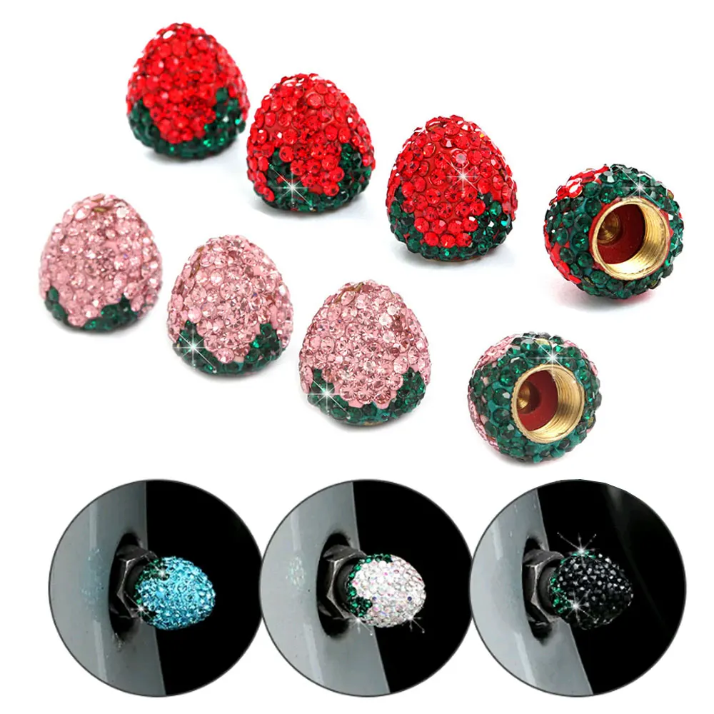 4Pcs Crystal Rhinestone Universal Car Tire Valve Caps Diamond Shining Attractive Dustproof Bling Car Charms Decor Accessories
4Pcs Crystal Rhinestone Universal Car Tire Valve Caps Diamond Shining Attractive Dustproof Bling Car Charms Decor Accessories