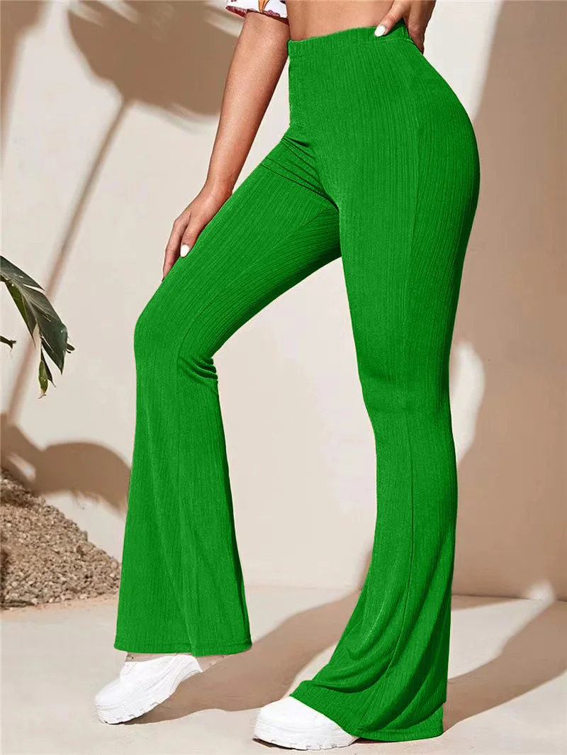 Spring 2025 Commuter Style Women's Mid-Rise Flared Pants Elastic Waist Thick Long Trousers Comfortable Fit Business Casual
Spring 2025 Commuter Style Women's Mid-Rise Flared Pants Elastic Waist Thick Long Trousers Comfortable Fit Business Casual