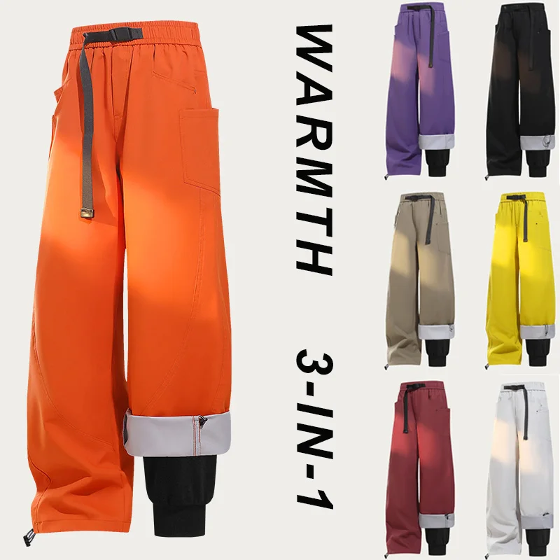 Тонкие флисовые и утолщенные трехстойкие уличные повседневные брюки, дышащие быстросохнущие комбинезоны, свободные модные походные брюки
Тонкие флисовые и утолщенные трехстойкие уличные повседневные брюки, дышащие быстросохнущие комбинезоны, свободные модные походные брюки