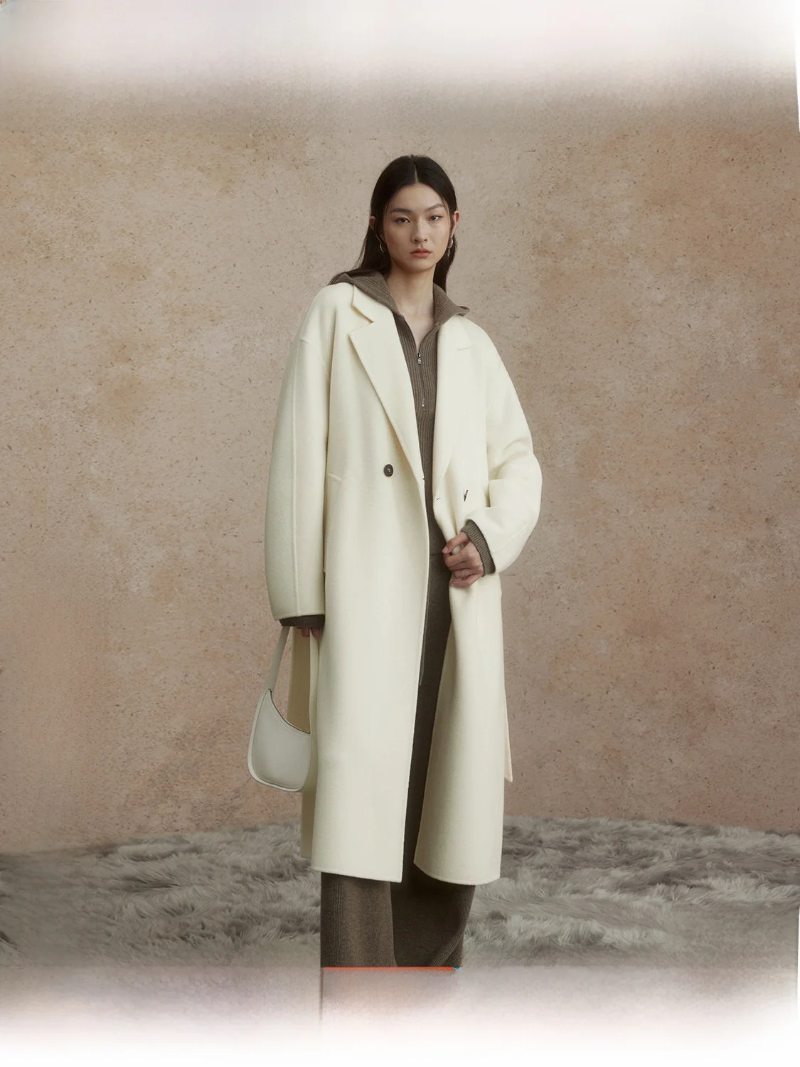 ZhiZhi Australian Sheep Cashmere Woolen Coat Long Elegant Women's Style Commute Simple Design Pure E-commerce Long Sleeve
ZhiZhi Australian Sheep Cashmere Woolen Coat Long Elegant Women's Style Commute Simple Design Pure E-commerce Long Sleeve