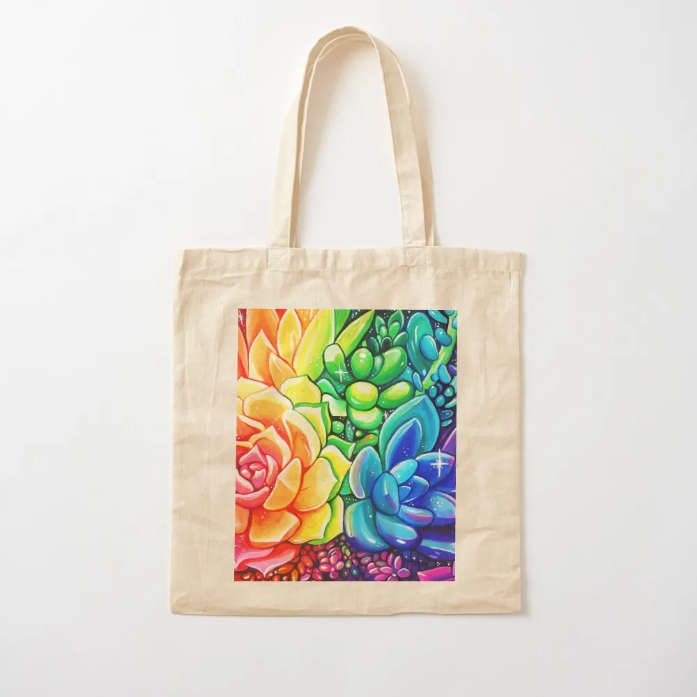 Rainbow Succulents - Acrylic Painting Tote Bag shopper bag women free delivery bags
Rainbow Succulents - Acrylic Painting Tote Bag shopper bag women free delivery bags