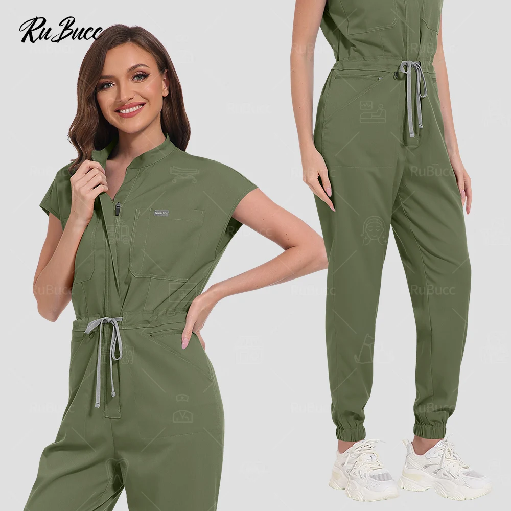 Medical Uniforms Women Scrub Jumpsuits Nurse Nursing Work Clothes Beauty Salon Spa Workwear Surgical Hospital Doctor Costume Men
Medical Uniforms Women Scrub Jumpsuits Nurse Nursing Work Clothes Beauty Salon Spa Workwear Surgical Hospital Doctor Costume Men