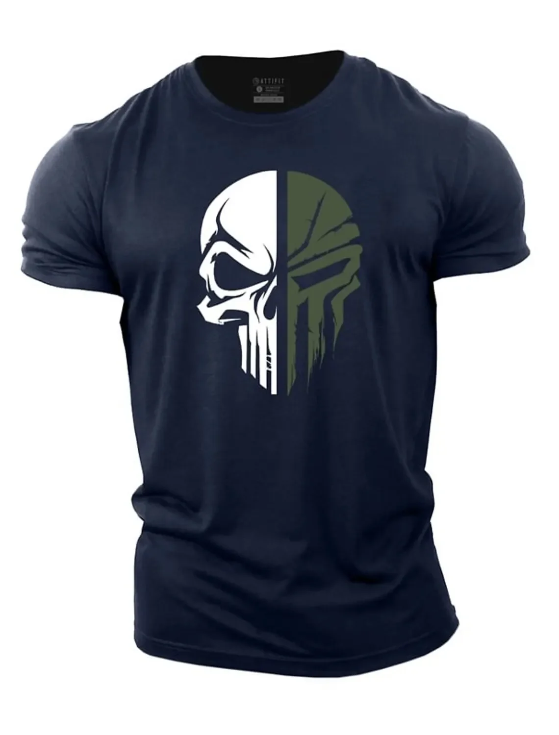 3D printed military skull drops oversized gym short-sleeved sportswear men's clothing sports top T-shirt
3D printed military skull drops oversized gym short-sleeved sportswear men's clothing sports top T-shirt