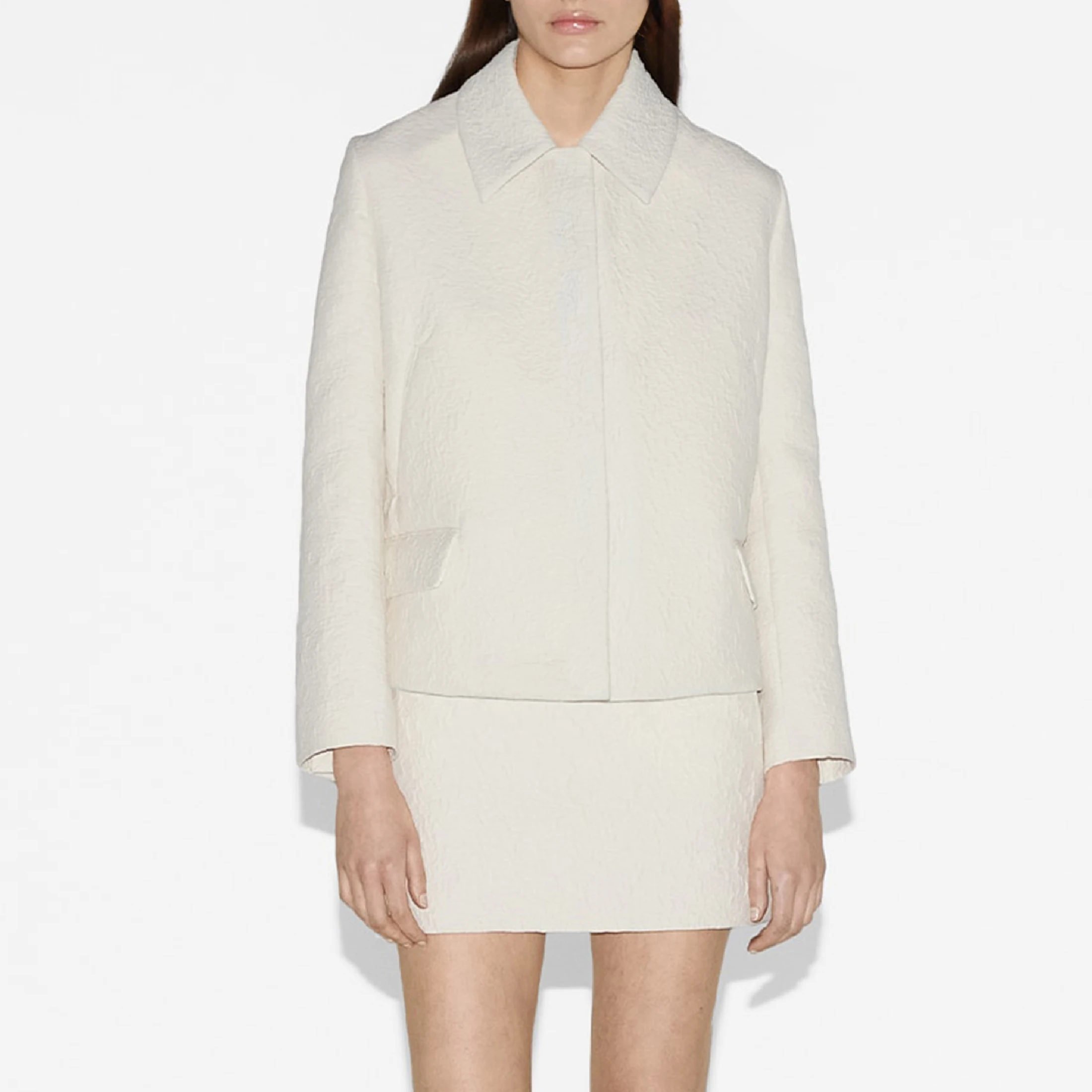 NIGO Women's Spring And Autumn Textured Cotton Lapel Blazer Mini Half Skirt Set Fashion Single Breasted Jacket Ngvp #nigo9137
NIGO Women's Spring And Autumn Textured Cotton Lapel Blazer Mini Half Skirt Set Fashion Single Breasted Jacket Ngvp #nigo9137