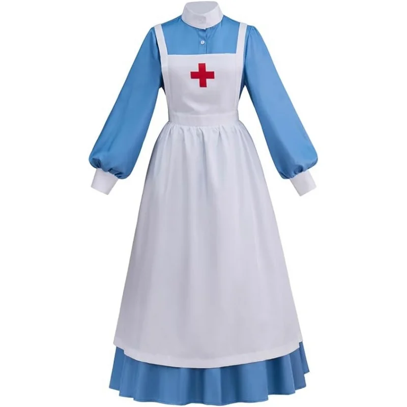❤️❤️❤️Women's Great War Nurse Costume Historical Civil War Nurse Uniform Dress with Apron Top Skirt Outfit❤️⭐️❤️
❤️❤️❤️Women's Great War Nurse Costume Historical Civil War Nurse Uniform Dress with Apron Top Skirt Outfit❤️⭐️❤️