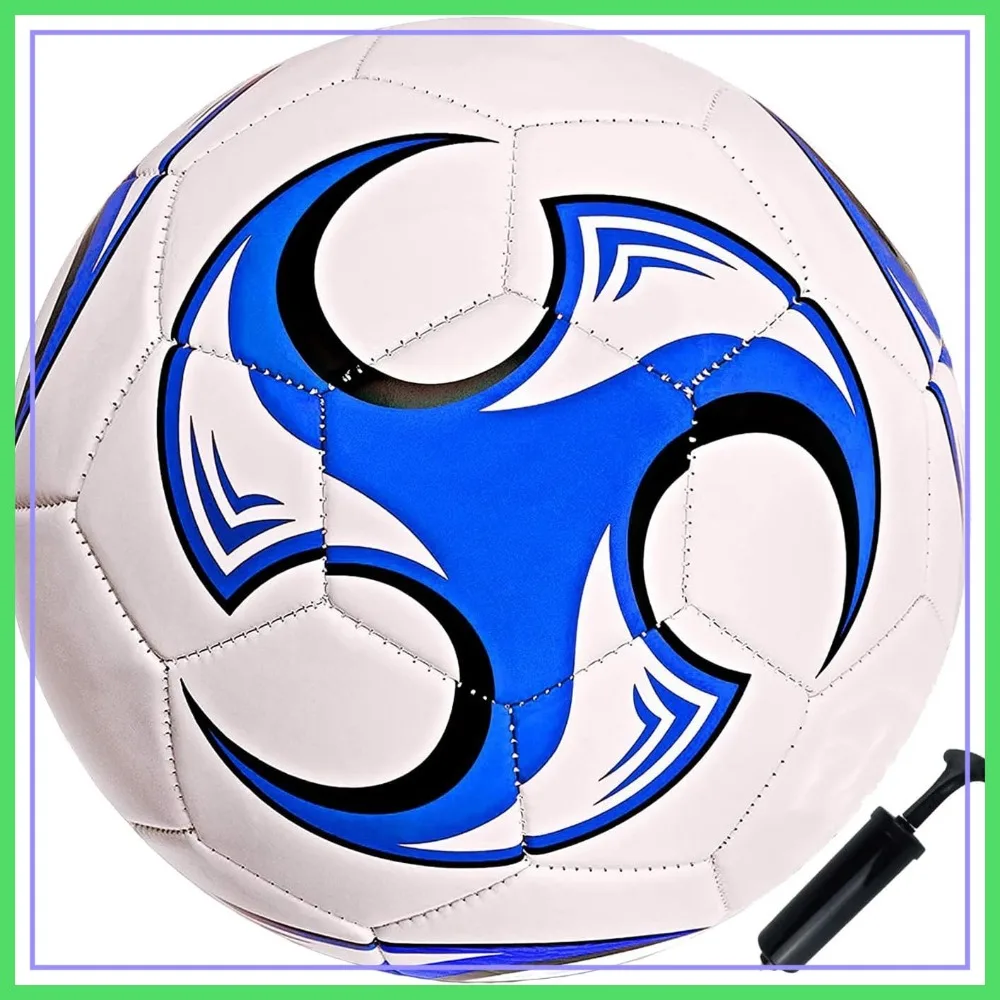 Soccer Ball Size 3,4,5 with Pump Needle Anti-Explosion Design Indoor Outdoor Kids School Training Practice
Soccer Ball Size 3,4,5 with Pump Needle Anti-Explosion Design Indoor Outdoor Kids School Training Practice
