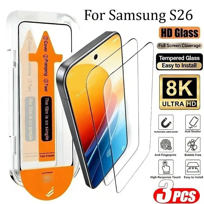 Easy Installation Screen Protector For Samsung A56 A16 S24 S26 S25 Ultra Edge S23 FE A36 A26 A55 A35 A54 A73 A53 Tempered Glass
Easy Installation Screen Protector For Samsung A56 A16 S24 S26 S25 Ultra Edge S23 FE A36 A26 A55 A35 A54 A73 A53 Tempered Glass