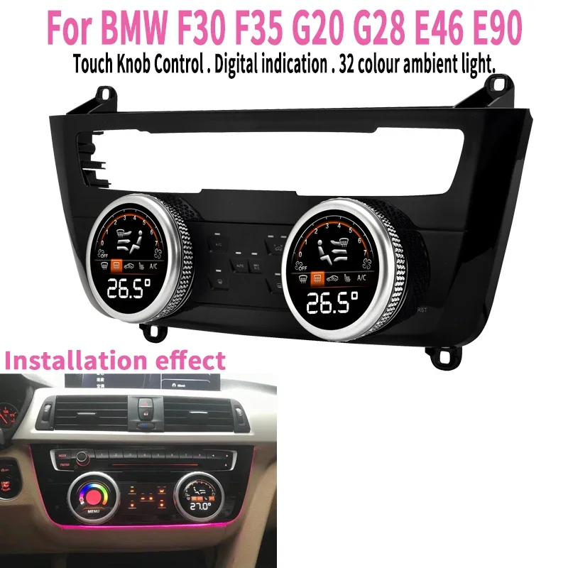 Для BMW 3 серии F30 F31 F34 F35 2013-2019: Цифровая сенсорная ЖК-панель управления климат-контролем (AC) для автомобиля, Plug & Play
Для BMW 3 серии F30 F31 F34 F35 2013-2019: Цифровая сенсорная ЖК-панель управления климат-контролем (AC) для автомобиля, Plug & Play