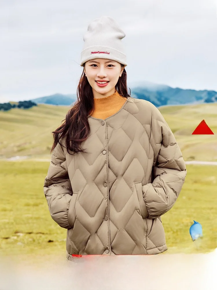 Новая модная женская повседневная куртка-пуховик с V-образным вырезом, осенне-зимняя, универсальная, с ромбовидным узором
Новая модная женская повседневная куртка-пуховик с V-образным вырезом, осенне-зимняя, универсальная, с ромбовидным узором