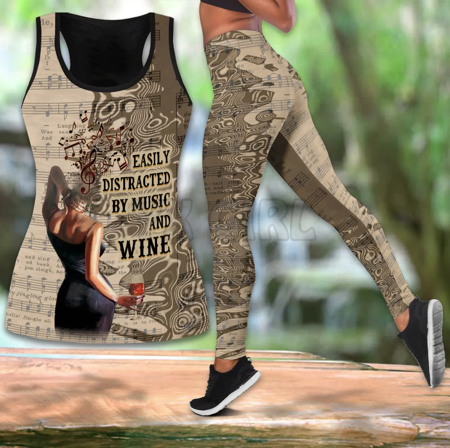 Music Easily Distracted By Music And Wine 3D Printed Tank Top+Legging Combo Outfit Yoga Fitness Legging Women
Music Easily Distracted By Music And Wine 3D Printed Tank Top+Legging Combo Outfit Yoga Fitness Legging Women