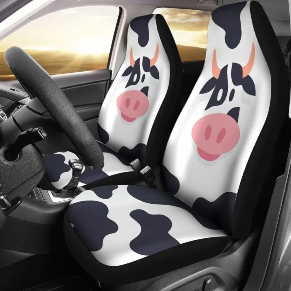 Cute Cow Face Car Seat Covers Amazing 144730,Pack of 2 Universal Front Seat Protective Cover
Cute Cow Face Car Seat Covers Amazing 144730,Pack of 2 Universal Front Seat Protective Cover