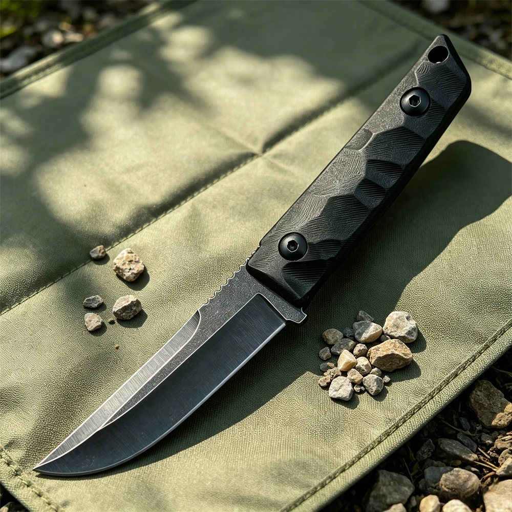 8Cr13MoV Steel Fixed Blade Survival Knife, G10 Non-Slip Handle, Multifunctional EDC Tool for Outdoor Hunting Camping
8Cr13MoV Steel Fixed Blade Survival Knife, G10 Non-Slip Handle, Multifunctional EDC Tool for Outdoor Hunting Camping