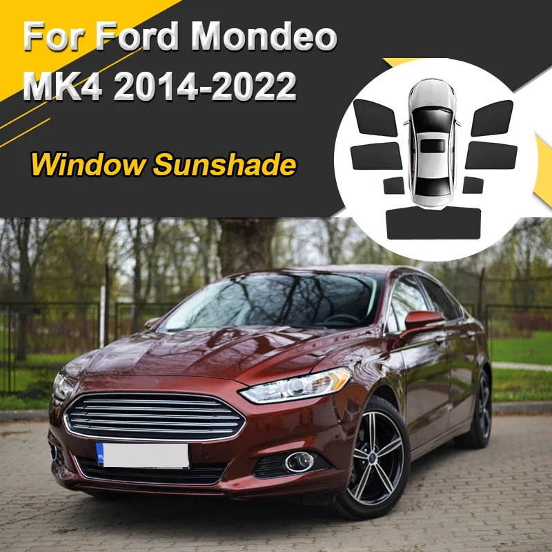 Автомобильные солнцезащитные козырьки для Ford Mondeo MK4 2014 2015 2016-2022, солнцезащитные козырьки Fusion MK2, магнитная теплоизоляция, аксессуары для оконного козырька 
Автомобильные солнцезащитные козырьки для Ford Mondeo MK4 2014 2015 2016-2022, солнцезащитные козырьки Fusion MK2, магнитная теплоизоляция, аксессуары для оконного козырька