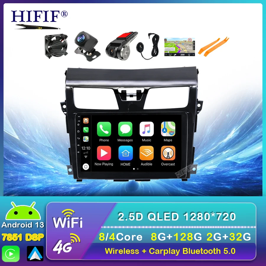 Android 13 Auto 128G 8Core 4G Carplay Multimedia DSP ISP Video WIFI Bluetooth For Nissan Teana Altima 2013-2015 Navigation
Android 13 Auto 128G 8Core 4G Carplay Multimedia DSP ISP Video WIFI Bluetooth For Nissan Teana Altima 2013-2015 Navigation